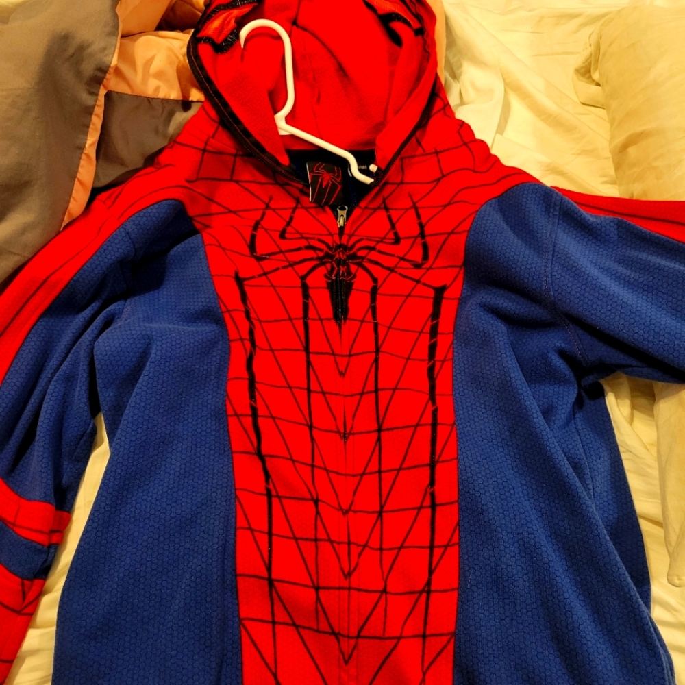 The amazing Spider-Man zip up mask hoodie